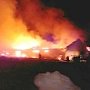 Пожар в складском помещении Армянска уничтожил 55 тонн пшеницы