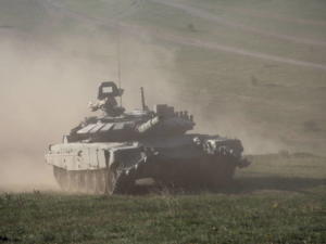 Танковая рота бригады береговой обороны ЧФ выполнила стрельбы на полигоне в Крыму