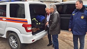 Огнеборцы из Краснодарского края изучают работу крымских огнеборцев