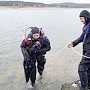 Учебно-тренировочное занятие по водолазным спускам на территории Симферопольского водохранилища провели крымские спасатели