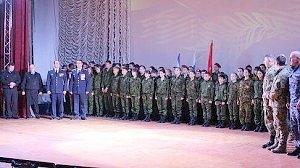 Лучших воспитанников патриотических клубов и кружков Джанкойского района приняли в ряды «Юнармии»