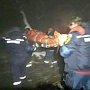 1,5 км на носилках несли крымские спасатели мужчину, которому стало плохо в горах