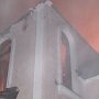 Пожарные ликвидировали пожар в двухэтажном доме в Бахчисарайском районе