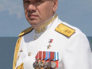 Командующий Черноморским флотом проверяет боевую готовность фрегата «Адмирал Эссен»