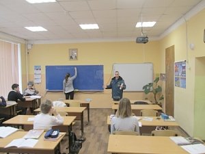 Урок безопасности от сотрудников МЧС России