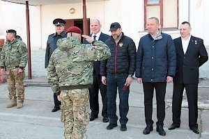 Бойцы севастопольского ОМОН «Беркут» отметили пятилетие воссоединения Крыма с Россией