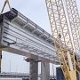 Более половины рельсов уложено на железнодорожной части Крымского моста