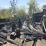 Крымские пожарные ликвидировали два пожара в Белогорском и Нижнегорском районах
