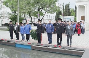 В Севастополе полицейские участвовали в торжественных мероприятиях, посвящённых Дню Победы в Великой Отечественной войне
