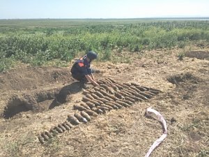 За два дня крымские спасатели ликвидировали более 8 тыс. снарядов