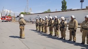Пожарно-тактические учения в Феодосийском торговом порте успешно проведены