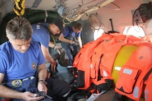 Информация о поисково-спасательных работах в акватории Азовского моря