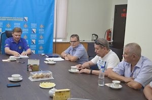 Встреча Руководства севастопольского чрезвычайного ведомства с ветеранами ГПС и МЧС