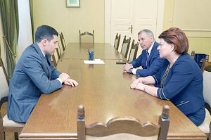 В Калининграде Владимир Константинов встретился с Главой региона Антоном Алихановым