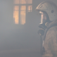 Крымские пожарные ликвидировали пожар в г. Евпатория