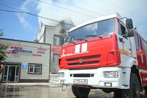 Ликвидирован пожар в частном домовладении в Симферополе
