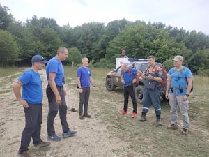Горноспасатели провели тренировку в урочище «Таш-Джарган»