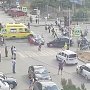 Поблизости от 6-й горбольницы Симферополя произошло дорожно-транспортное происшествие