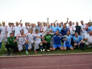 В футбольном мачте между командами ТКФ «Вместе» и сборной совета министров РК — победила дружба
