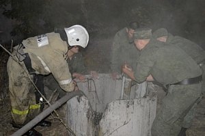 В Севастополе сотрудники МЧС спасли подростка из горящего подземного сооружения и ликвидировали пожар