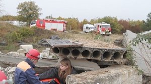 Севастопольское чрезвычайное ведомство провело учения по ликвидации последствий взрыва бытового газа в многоквартирном доме