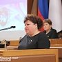Депутат Госсовета Ирина Черненко выступает за исключения жилого фонда предприятий из перечня объектов налогообложения налогом на имущество