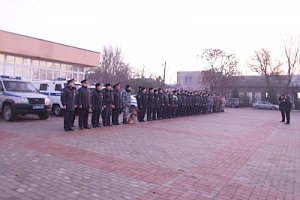 В Джанкое состоялся единый инструктаж нарядов по охране общественно порядка