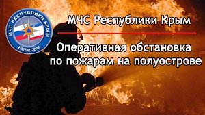 В Крыму зафиксировали 11 пожаров