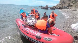 Спасатели эвакуировали с мыса Меганом туристку с травмами позвоночника и головы