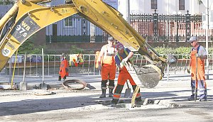 Затянувшийся ремонт центральной улицы Симферополя завершается