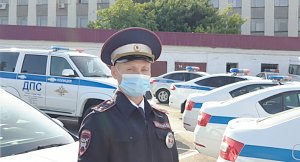 В Севастополе автоинспектор по горячим следам задержал автомобиль, объявленный в розыск