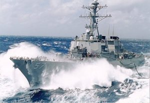 Старый знакомый: американский эсминец вновь "заглянул" в чёрное море как раз к ракетным стрельбам в Крыму
