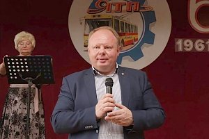 Алексей Черняк поздравил коллектив Ялтинского троллейбусного парка с 60-летием со дня основания предприятия