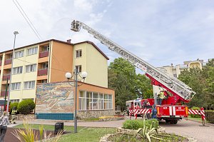 В Евпатории ликвидировали условный пожар в пансионате