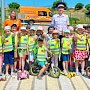 Сотрудники ГИБДД Севастополя проводят модульные практические занятия по дорожной безопасности для воспитанников детских садов