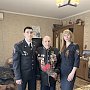 Сотрудники ОМВД России по городу Судаку поздравили ветерана- участника Великой Отечественной войны с 78-й годовщиной Победы