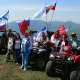 Активисты «Русского блока» установили Знамена Победы на Южном берегу Крыма