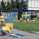 Желтый понедельник в Киеве: улицы «перекрасились» в цвета сборных Швеции и Украины