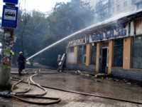 В Столице Крыма потушили пожар в магазине