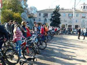 В Симферополе прошёл «Первый Трамвайный велозаезд»