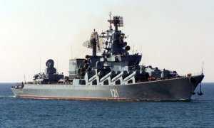 Крейсер «Москва» во главе отряда кораблей отправился к берегам сектора Газа
