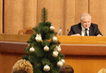 Крымский парламент в преддверии Нового года нарядили