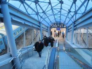 Платформы вокзала в Симферополе соединили мостом