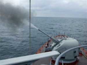 Корабли украинского флота постреляли в Чёрном море