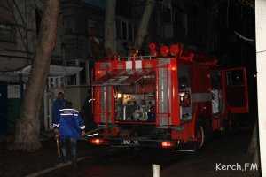 На пожаре в Керчи спасли мужчину