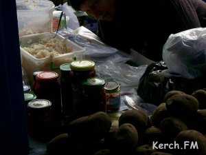 На рынке Керчи мясом торгуют с нарушениями