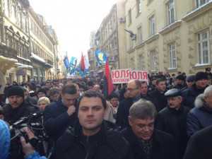 Оппозиция сделала митинг во Львове