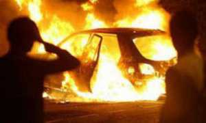 В Алуште сгорел гараж вместе с автомобилем