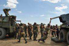 В Крыму проходят боевые учения артиллеристов