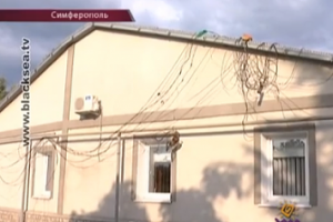 Из-за халатности рабочих в Столице Крыма загорелась высоковольтная линия электропередач